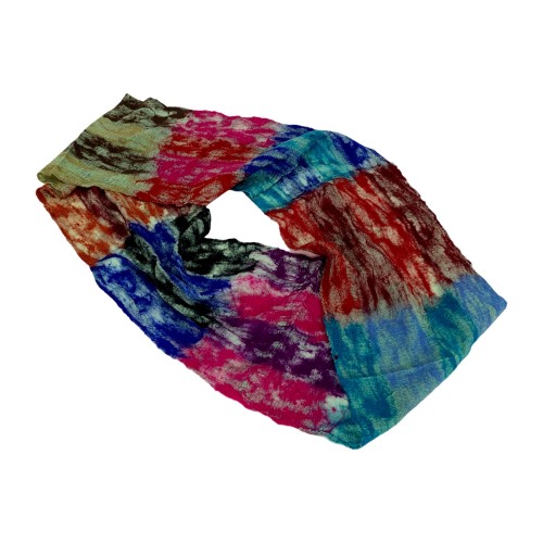 Felt Infinity Scarf Bluish 